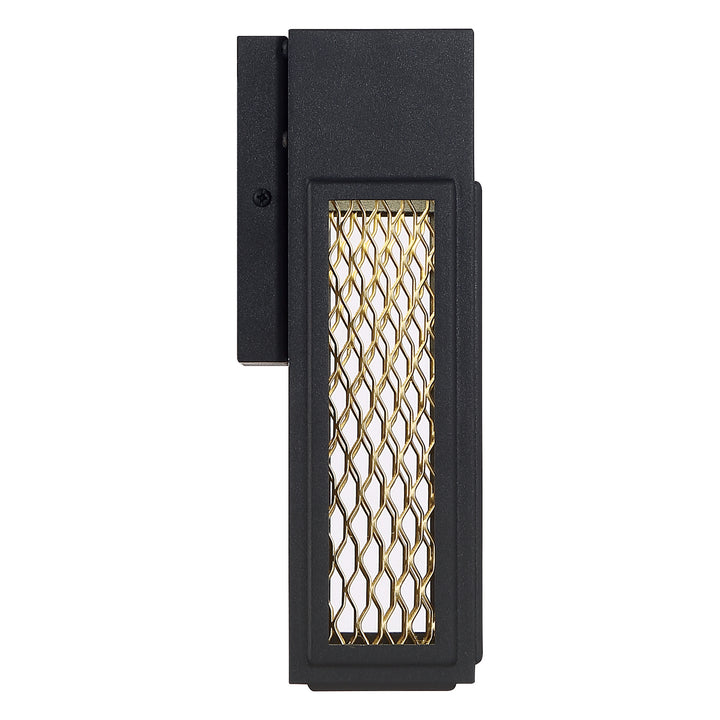 Access Lighting 20062LEDDMG-BL/GLD Modern Metro Outdoor Black And Gold