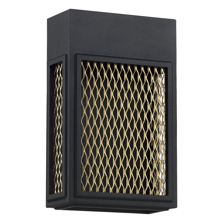 Access Lighting 20062LEDDMG-BL/GLD Modern Metro Outdoor Black And Gold