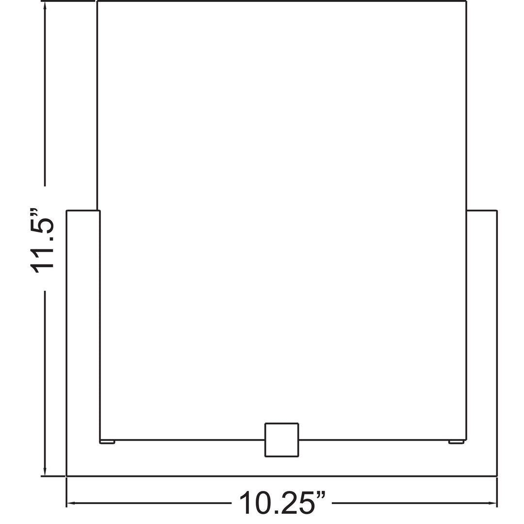 Access Breez 20445LEDDLP-BS/OPL Wall Sconce Light - Brushed Steel