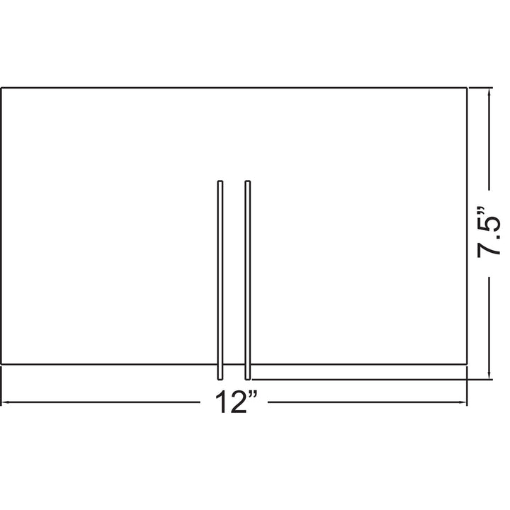 Access Prong 20447LEDDLP-BS/WHT Wall Sconce Light - Brushed Steel