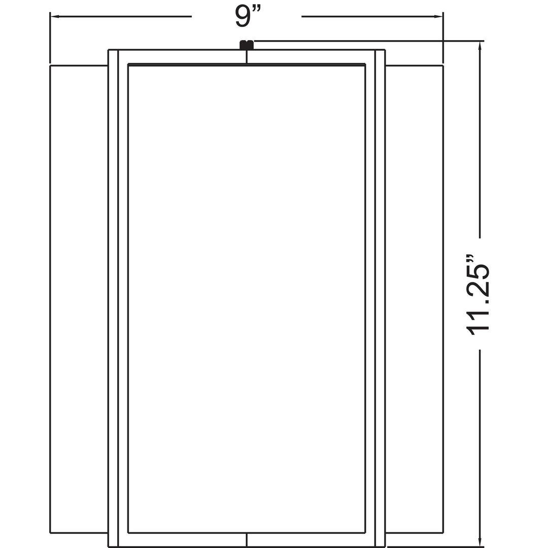 Access Vector 20451LEDDLP-BS/OPL Wall Sconce Light - Brushed Steel