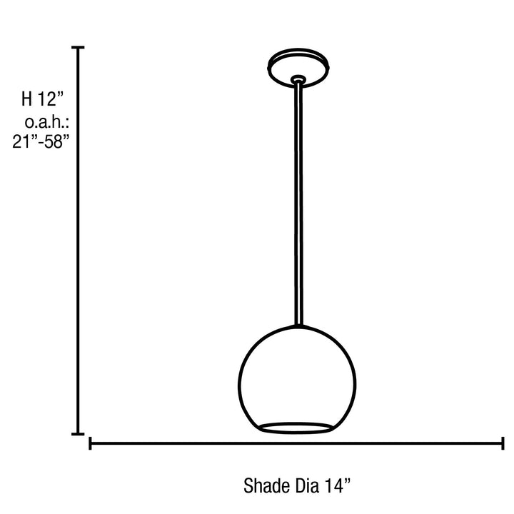 Access Nitrogen 23952LEDDLP-BS/OPL Pendant Light - Brushed Steel