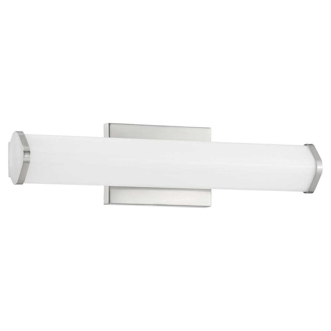 Access Summit 62513LEDD-BS/ACR Bath Vanity Light 18 in. wide - Brushed Steel