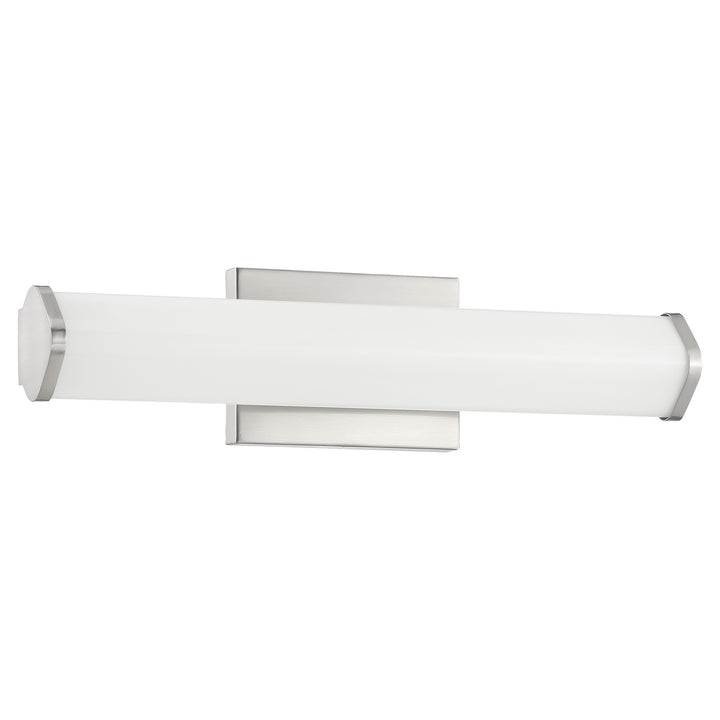 Access Summit 62513LEDD-BS/ACR Bath Vanity Light 18 in. wide - Brushed Steel