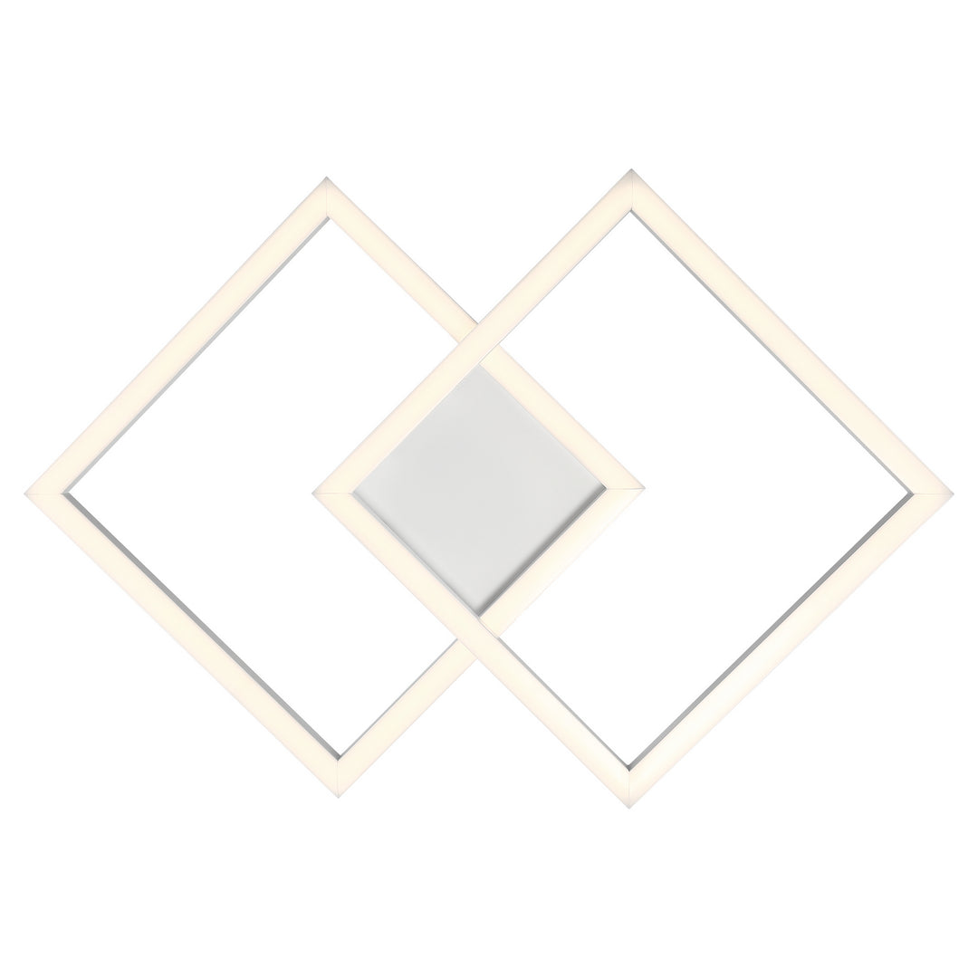 Access Squared 63966LEDD-WH/ACR Ceiling Light - White