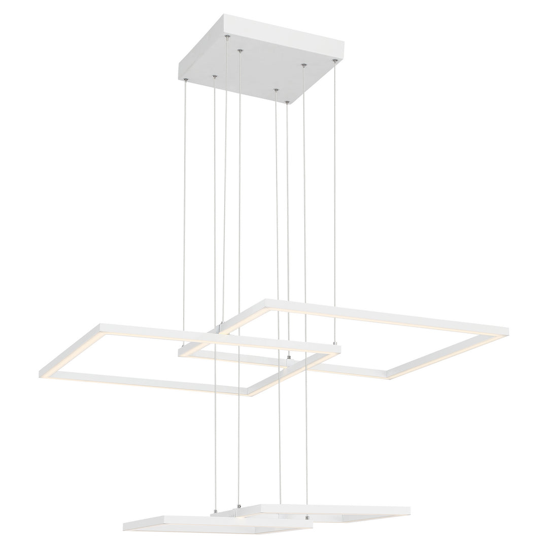 Access Squared 63968LEDD-WH/ACR Pendant Light - White