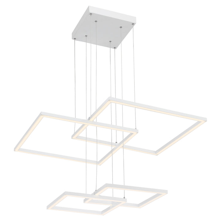 Access Squared 63968LEDD-WH/ACR Pendant Light - White