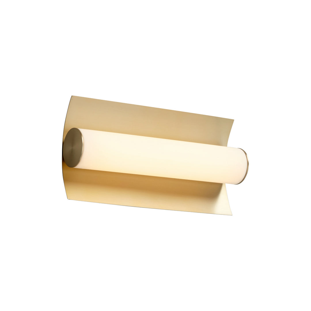 Oxygen Wave 3-5020-40 Wall Sconce Light - Aged Brass