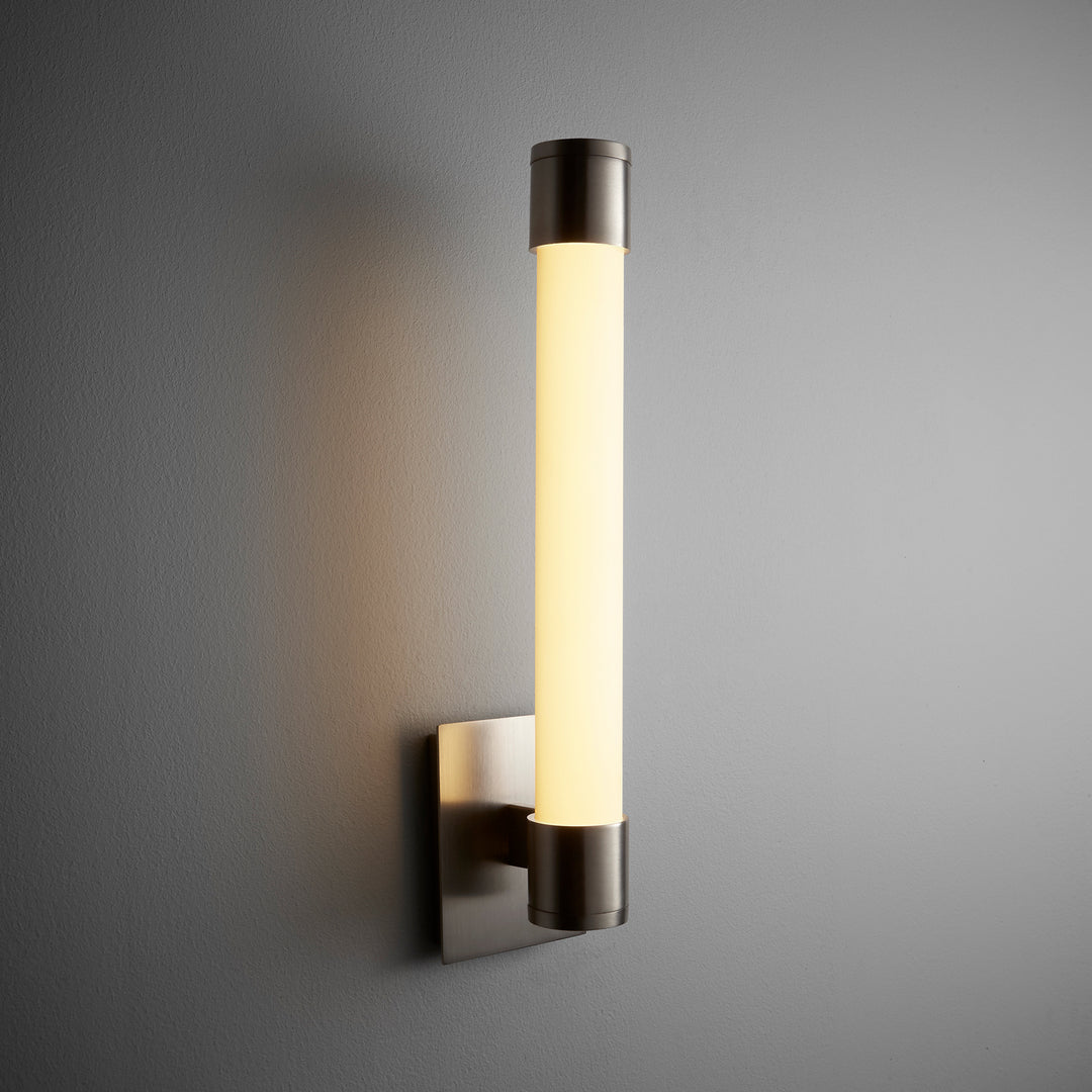 Oxygen Zenith Ii 3-556-24 Wall Sconce Light - Satin Nickel