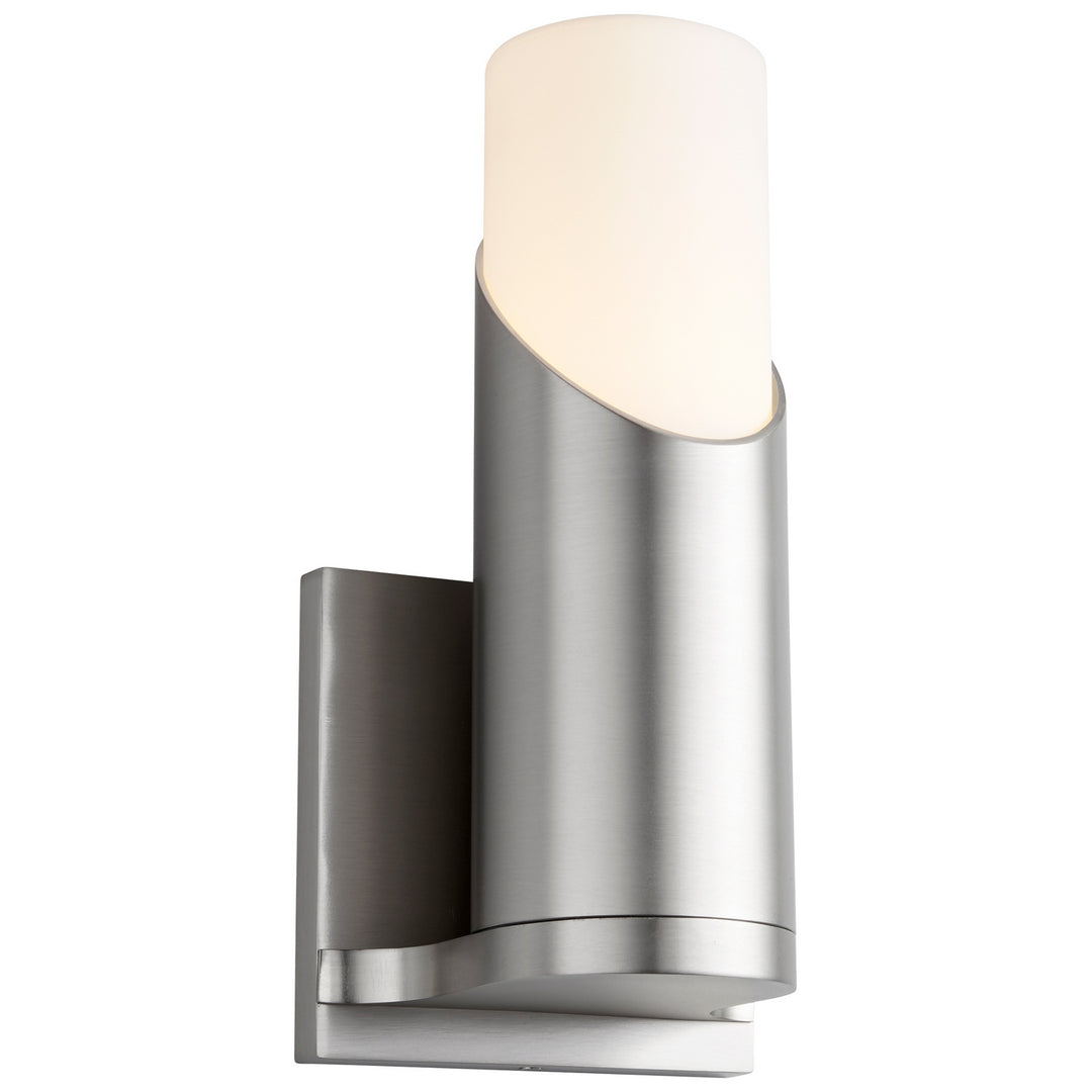 Oxygen 3-567-224 Ellipse LED Wall Sconce Light Outdoor Satin Nickel