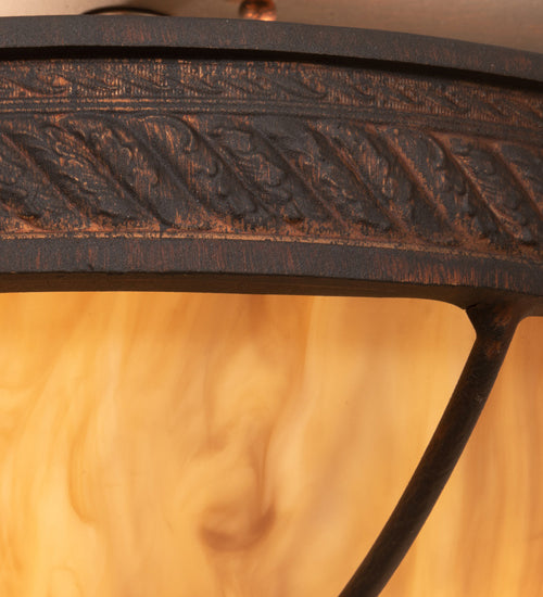 Meyda Tiffany Hoja 216090 Ceiling Light - French Bronzed