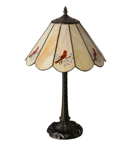 Meyda Tiffany Lighting 218825 Cardinal One Light Table Lamp Lamp Bronze / Dark