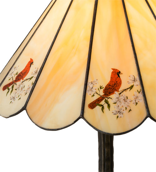 Meyda Tiffany Lighting 218825 Cardinal One Light Table Lamp Lamp Bronze / Dark