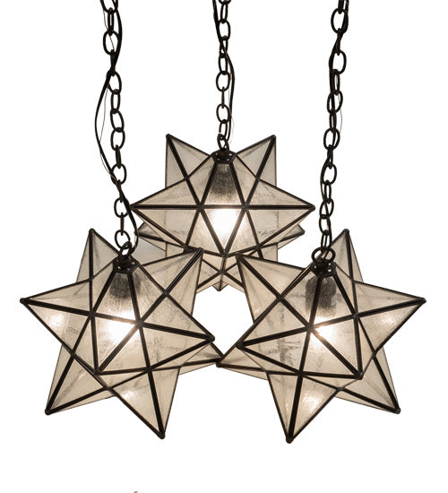 Meyda Tiffany Moravian Star 215080 Pendant Light - Oil Rubbed Bronze