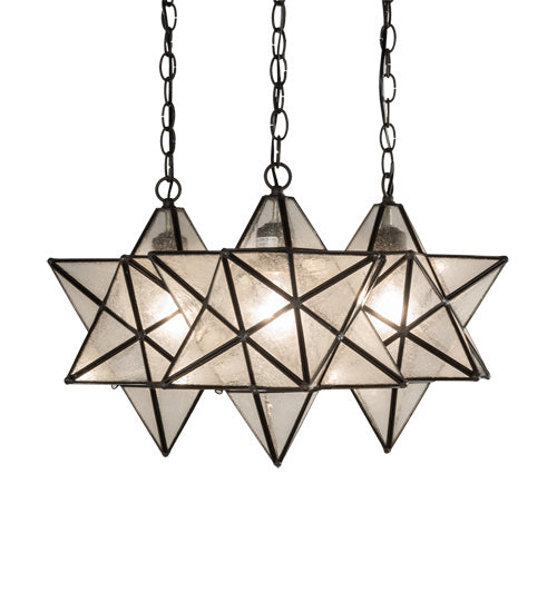 Meyda Tiffany Moravian Star 215080 Pendant Light - Oil Rubbed Bronze