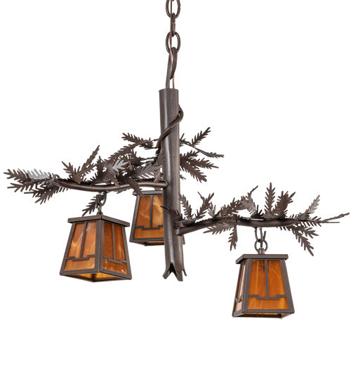 Meyda Tiffany Pine Branch 215312 Chandelier Light - Cafe-Noir