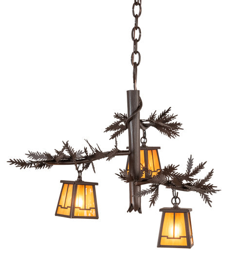 Meyda Tiffany Pine Branch 215312 Chandelier Light - Cafe-Noir