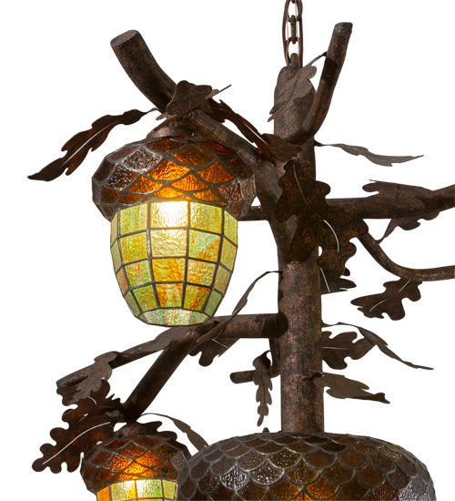 Meyda Tiffany Acorn Branch 216420 Chandelier Light -