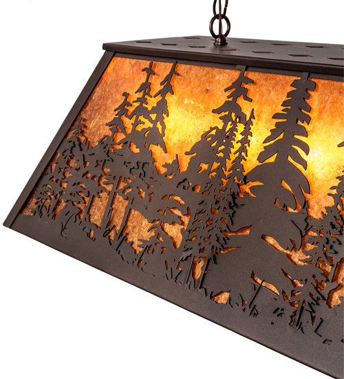 Meyda Tiffany Tall Pines 217916 Pendant Light - Mahogany Bronze