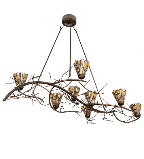 Meyda Tiffany Winter Solstice 218102 Chandelier Light - Antique Copper,Timeless Bronze,Burnished Copper