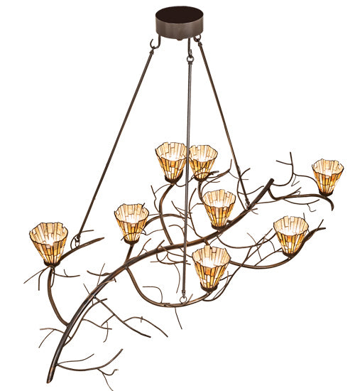Meyda Tiffany Winter Solstice 218102 Chandelier Light - Antique Copper,Timeless Bronze,Burnished Copper