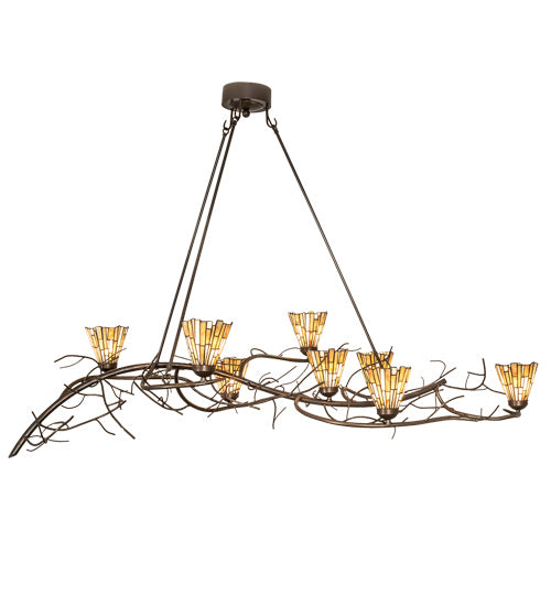 Meyda Tiffany Winter Solstice 218102 Chandelier Light - Antique Copper,Timeless Bronze,Burnished Copper