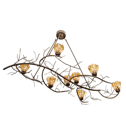 Meyda Tiffany Winter Solstice 218102 Chandelier Light - Antique Copper,Timeless Bronze,Burnished Copper