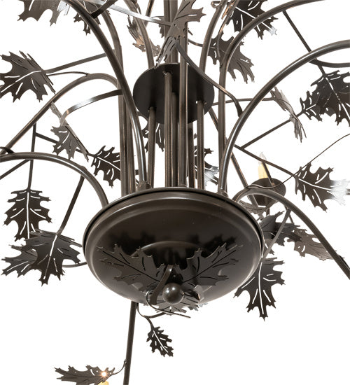 Meyda Tiffany Oak Leaf 218561 Chandelier Light - Timeless Bronze
