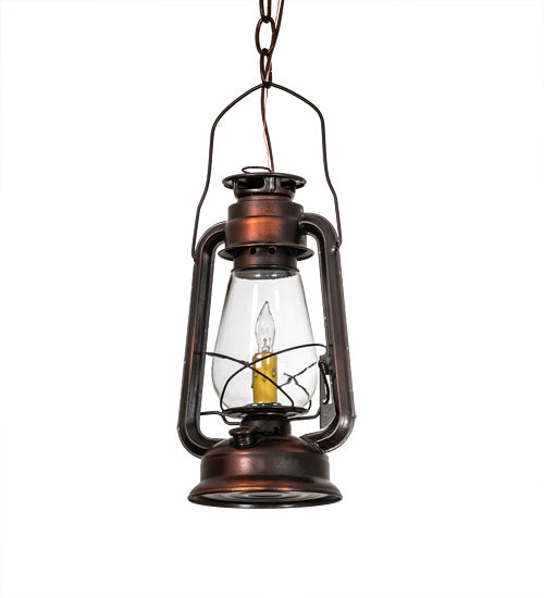 Meyda Tiffany Miners Lantern 218760 Pendant Light - Vintage Copper