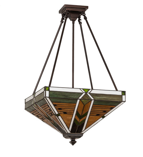 Meyda Tiffany Abilene 220187 Ceiling Light - Mahogany Bronze
