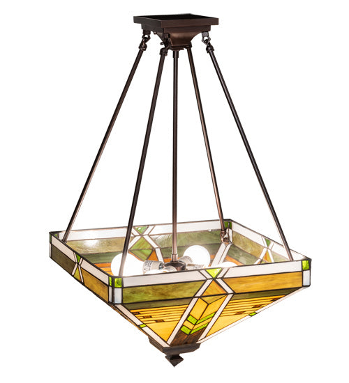 Meyda Tiffany Abilene 220187 Ceiling Light - Mahogany Bronze