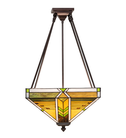 Meyda Tiffany Abilene 220187 Ceiling Light - Mahogany Bronze