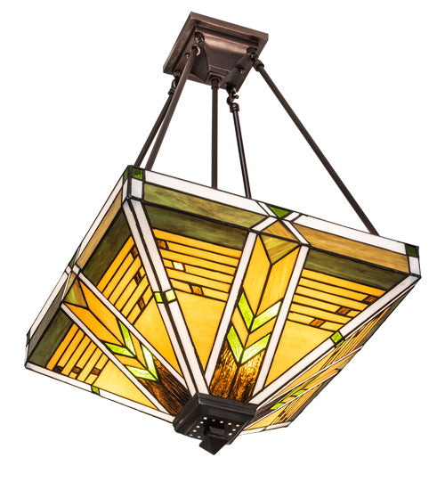 Meyda Tiffany Abilene 220187 Ceiling Light - Mahogany Bronze