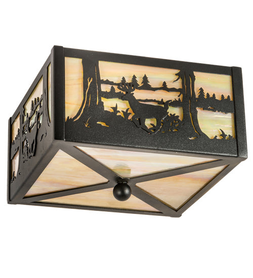 Meyda Tiffany Deer At Lake 23978 Ceiling Light