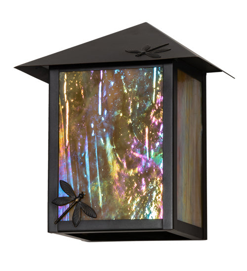 Meyda Tiffany Lighting 28473 Seneca One Light Wall Sconce Outdoor Bronze / Dark