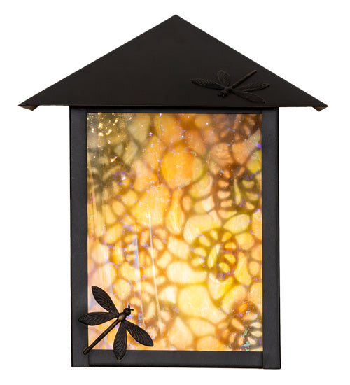 Meyda Tiffany Lighting 28473 Seneca One Light Wall Sconce Outdoor Bronze / Dark