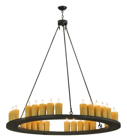 2nd Avenue Deina 50558-1 Chandelier Light - Wrought Iron