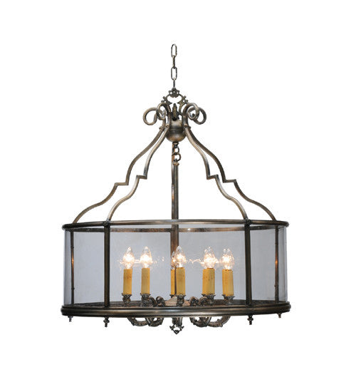 2nd Avenue Sanctuary 30880-5 Chandelier Light - Antique Brass