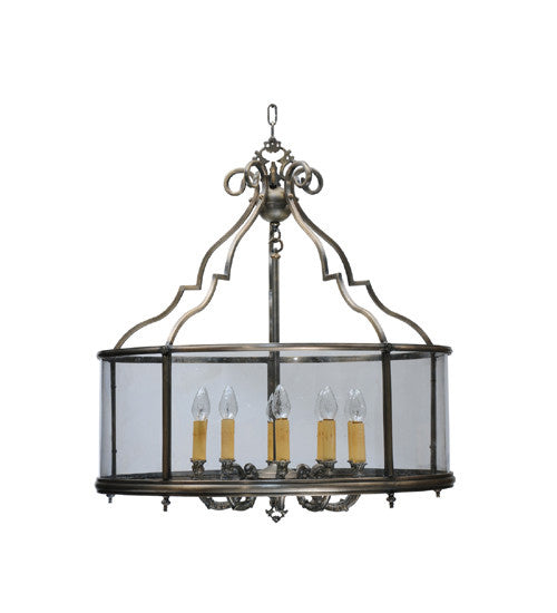 2nd Avenue Sanctuary 30880-5 Chandelier Light - Antique Brass