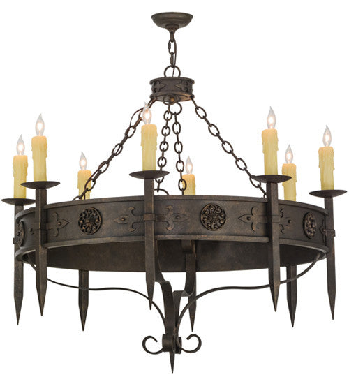 2nd Avenue Calandra 871019.42.261U Chandelier Light - Gilded Tobacco