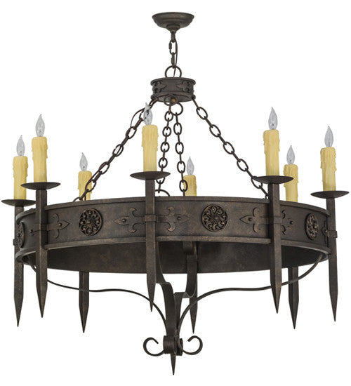 2nd Avenue Calandra 871019.42.261U Chandelier Light - Gilded Tobacco