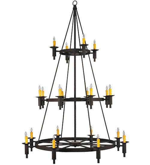 2nd Avenue Carella 200037-1 Chandelier Light - Dark Roast