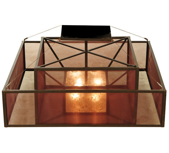 2nd Avenue Quadrato 200116-3 Ceiling Light - Gilded Tobacco