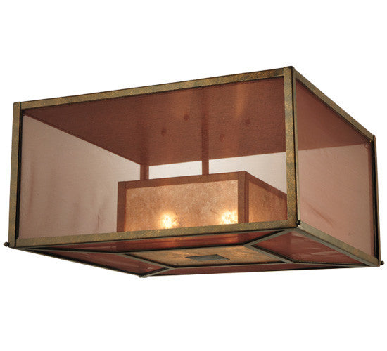 2nd Avenue Quadrato 200116-4 Ceiling Light - Gilded Tobacco