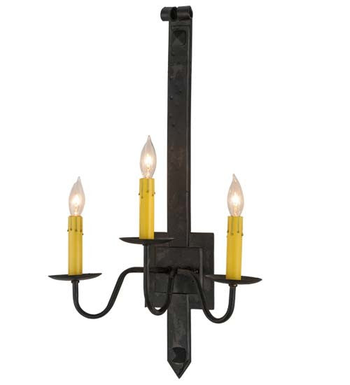 2nd Avenue Primitive 61703-3 Wall Sconce Light - Costello Black