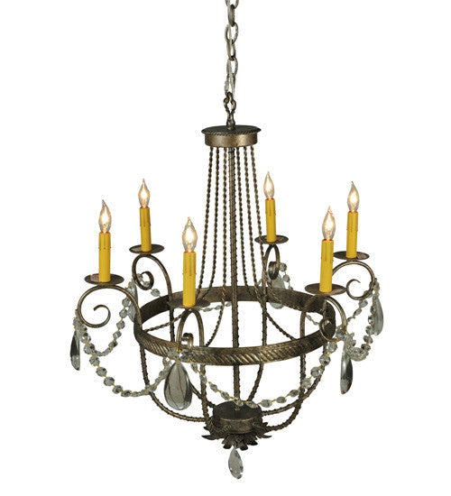 Meyda Tiffany 133148 Antonia Ceiling Fixture, 28.5" W