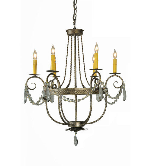 Meyda Tiffany 133148 Antonia Ceiling Fixture, 28.5" W