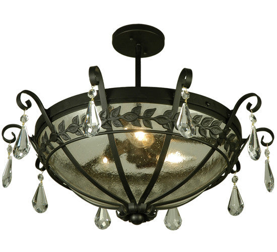 2nd Avenue Florentine 87602.24.SF.X Ceiling Light - Blackwash