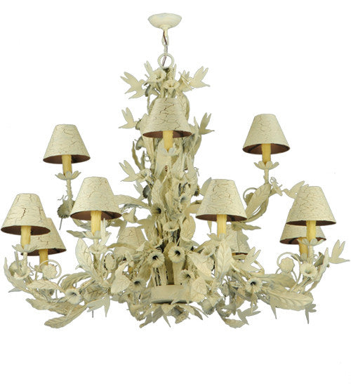 2nd Avenue Le Printemps 87756.48 Chandelier Light - Custom White Crackle