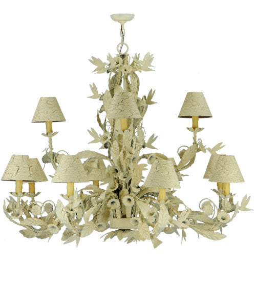 2nd Avenue Le Printemps 87756.48 Chandelier Light - Custom White Crackle
